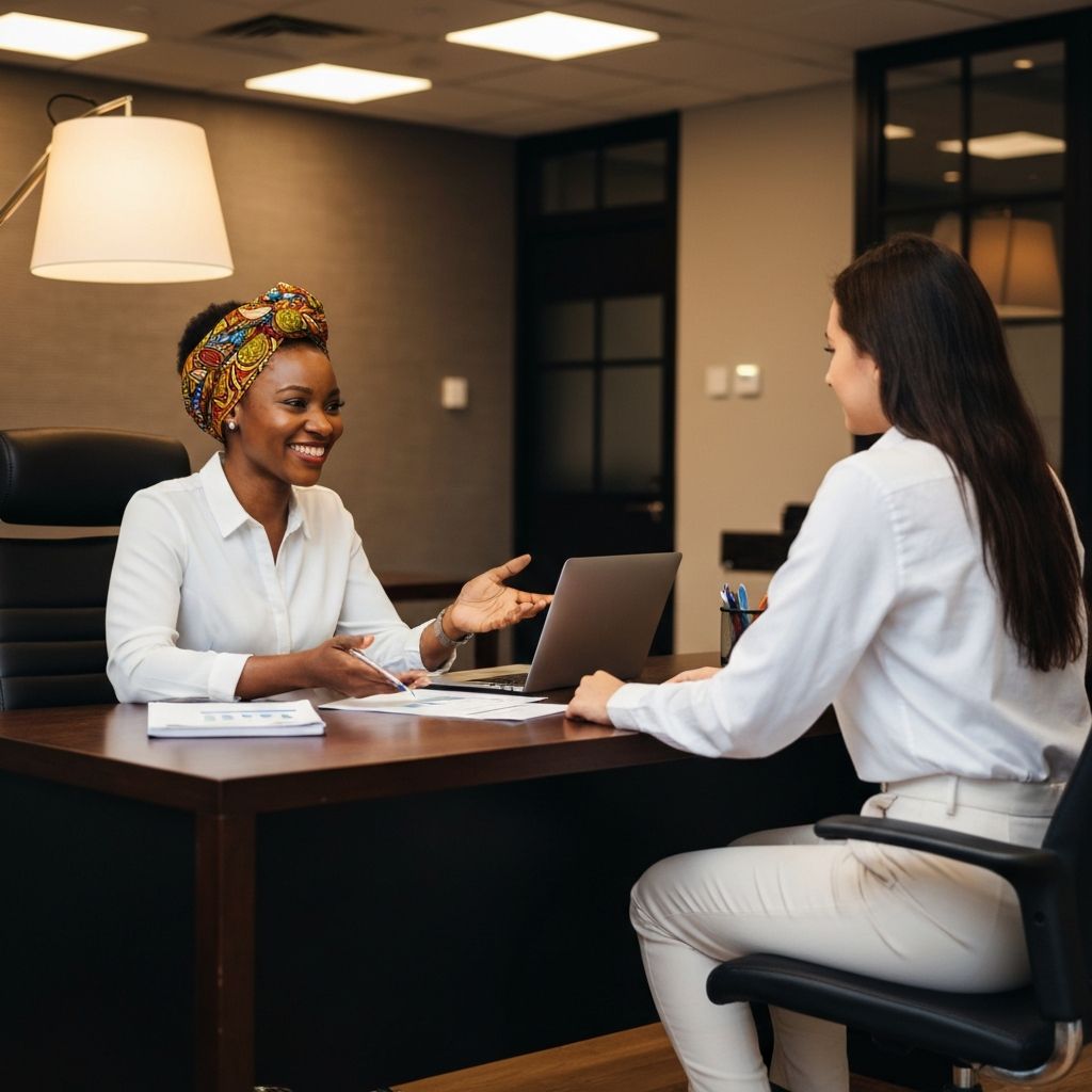 Career consultation session at East Career Agency